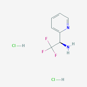 (R)-2,2,2-Trifluoro-1-(pyridin-2-yl)ethanamine dihydrochloride