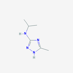 5-methyl-N-(propan-2-yl)-4H-1,2,4-triazol-3-amine