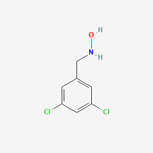 molecular formula C7H7Cl2NO B1430831 N-[(3,5-dichlorophenyl)methyl]hydroxylamine CAS No. 1545064-36-5