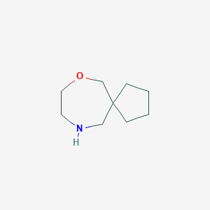 molecular formula C9H17NO B1430848 7-Oxa-10-azaspiro[4.6]undecane CAS No. 123643-70-9