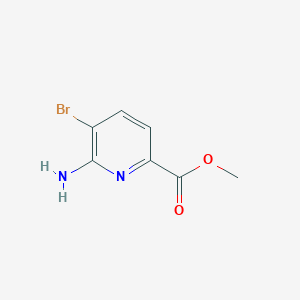 molecular formula C7H7BrN2O2 B143085 Methyl 6-amino-5-bromopicolinate CAS No. 178876-82-9