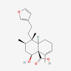 molecular formula C20H28O4 B14308517 Kerlinic acid CAS No. 112606-14-1