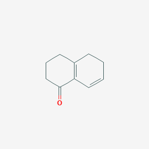 molecular formula C10H12O B14308538 3,4,5,6-Tetrahydronaphthalen-1(2H)-one CAS No. 113668-50-1