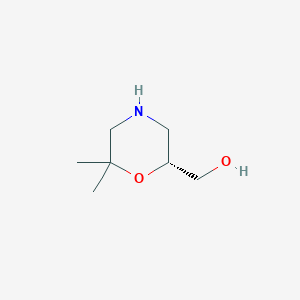 (R)-(6,6-Dimethylmorpholin-2-yl)methanol