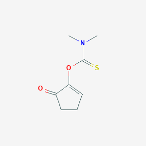 molecular formula C8H11NO2S B14308612 O-(5-Oxocyclopent-1-en-1-yl) dimethylcarbamothioate CAS No. 112621-52-0