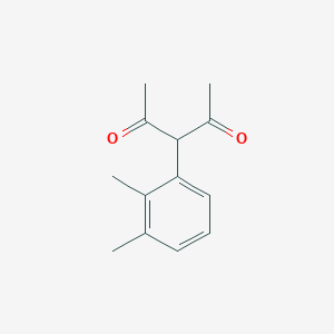 molecular formula C13H16O2 B14308620 3-(2,3-Dimethylphenyl)pentane-2,4-dione CAS No. 112011-96-8