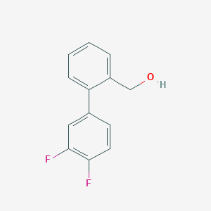 molecular formula C13H10F2O B1430863 (3',4'-Difluoro-[1,1'-biphenyl]-2-YL)methanol CAS No. 1416439-94-5