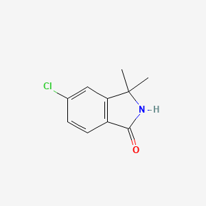 molecular formula C10H10ClNO B1430864 5-Chloro-3,3-dimethylisoindolin-1-one CAS No. 1440519-63-0