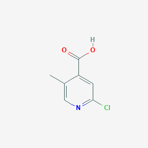 molecular formula C7H6ClNO2 B1430868 2-Chloro-5-methylisonicotinic acid CAS No. 951030-56-1