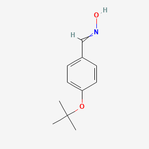 molecular formula C11H15NO2 B14308685 N-[(4-tert-Butoxyphenyl)methylidene]hydroxylamine CAS No. 113079-57-5