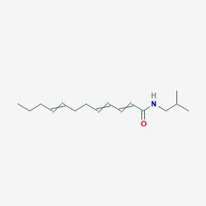 molecular formula C16H27NO B14308699 N-(2-Methylpropyl)dodeca-2,4,8-trienamide CAS No. 117505-96-1