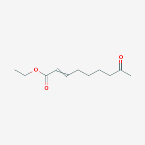 molecular formula C11H18O3 B14308705 Ethyl 8-oxonon-2-enoate CAS No. 113279-98-4