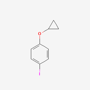 molecular formula C9H9IO B1430871 1-Cyclopropoxy-4-iodobenzene CAS No. 1243459-31-5
