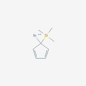 molecular formula C8H13InSi B14308738 CID 13868649 CAS No. 116360-32-8