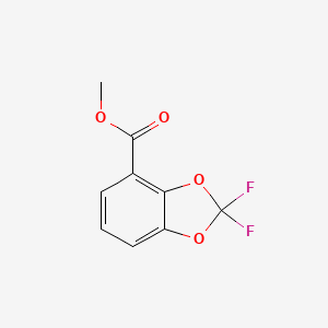 molecular formula C9H6F2O4 B1430876 Methyl 2,2-difluoro-1,3-benzodioxole-4-carboxylate CAS No. 531508-32-4