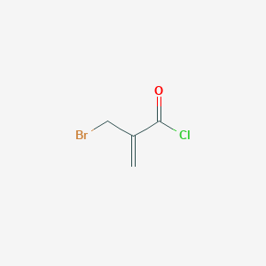 molecular formula C4H4BrClO B14308761 2-(Bromomethyl)prop-2-enoyl chloride CAS No. 110224-50-5