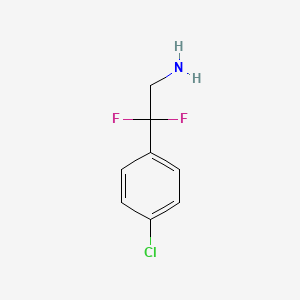 molecular formula C8H8ClF2N B1430880 2-(4-Chlorophenyl)-2,2-difluoroethan-1-amine CAS No. 730913-16-3