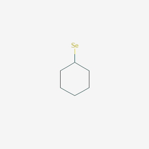 molecular formula C6H11Se B14308814 Cyclohexyl selenol 