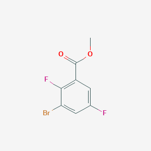 molecular formula C8H5BrF2O2 B1430891 Methyl 3-bromo-2,5-difluorobenzoate CAS No. 1524902-93-9