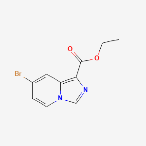 molecular formula C10H9BrN2O2 B1430896 Ethyl 7-bromoimidazo[1,5-A]pyridine-1-carboxylate CAS No. 1363381-07-0