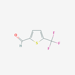 molecular formula C6H3F3OS B1430898 5-(Trifluoromethyl)thiophene-2-carbaldehyde CAS No. 901767-00-8