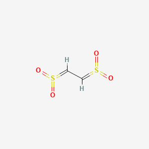 molecular formula C2H2O4S2 B14308985 Ethanedithial, S,S,S',S'-tetraoxide CAS No. 110505-91-4
