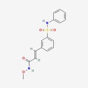 molecular formula C16H16N2O4S B1430902 Methyl belinostat CAS No. 1485081-34-2