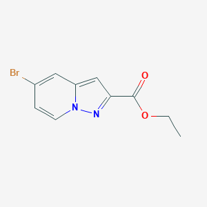 B1430914 Ethyl 5-bromopyrazolo[1,5-A]pyridine-2-carboxylate CAS No. 1363381-49-0