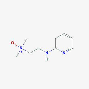 molecular formula C9H15N3O B14309155 N,N-Dimethyl-2-[(pyridin-2-yl)amino]ethan-1-amine N-oxide CAS No. 112357-04-7