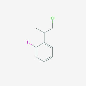 molecular formula C9H10ClI B14309179 1-(1-Chloropropan-2-yl)-2-iodobenzene CAS No. 113452-82-7