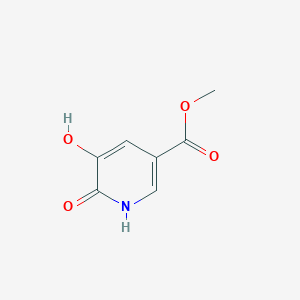 molecular formula C7H7NO4 B1430919 Methyl 5,6-dihydroxynicotinate CAS No. 1363382-77-7
