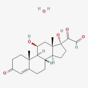 molecular formula C21H30O6 B1430922 21-Dehydrocortisol monohydrate CAS No. 906337-64-2