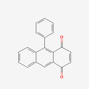 molecular formula C20H12O2 B14309269 9-Phenylanthracene-1,4-dione CAS No. 113969-40-7