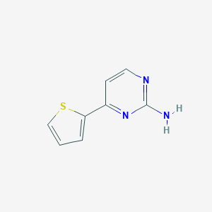 molecular formula C8H7N3S B143093 4-(Thiophen-2-yl)pyrimidin-2-amine CAS No. 154321-60-5