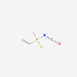 molecular formula C4H6NOPS B14309316 Ethenyl(methyl)phosphinothioic isocyanate CAS No. 113419-11-7