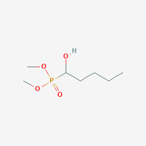 molecular formula C7H17O4P B14309321 Dimethyl (1-hydroxypentyl)phosphonate CAS No. 110931-30-1