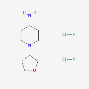 1-(Oxolan-3-yl)piperidin-4-amine dihydrochloride