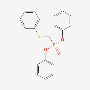 molecular formula C19H17O3PS B14309361 Diphenyl [(phenylsulfanyl)methyl]phosphonate CAS No. 116222-93-6