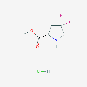 (S)-methyl 4,4-difluoropyrrolidine-2-carboxylate hydrochloride