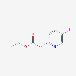 molecular formula C9H10INO2 B1430938 Ethyl 2-(5-iodopyridin-2-yl)acetate CAS No. 1234615-80-5