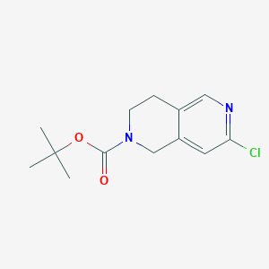 Tert-butyl 7-chloro-3,4-dihydro-2,6-naphthyridine-2(1H)-carboxylate
