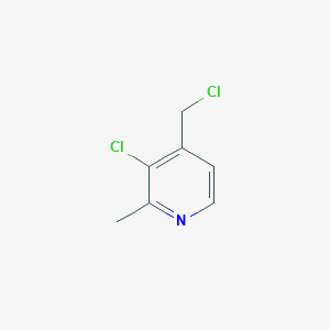 molecular formula C7H7Cl2N B1430946 3-氯-4-(氯甲基)-2-甲基吡啶 CAS No. 1227499-11-7