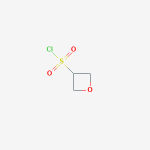 molecular formula C3H5ClO3S B1430949 恶烷-3-磺酰氯 CAS No. 1393585-06-2