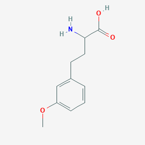 molecular formula C11H15NO3 B1430950 2-Amino-4-(3-methoxyphenyl)butanoic acid CAS No. 225233-76-1