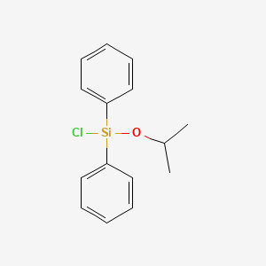 molecular formula C15H17ClOSi B14309546 Chloro(diphenyl)[(propan-2-yl)oxy]silane CAS No. 114058-14-9