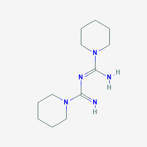 molecular formula C12H23N5 B1430959 N-(Imino(piperidin-1-yl)methyl)piperidine-1-carboximidamide CAS No. 1513873-32-9
