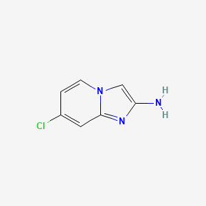 molecular formula C7H6ClN3 B1430967 7-Chloroimidazo[1,2-A]pyridin-2-amine CAS No. 1501148-82-8
