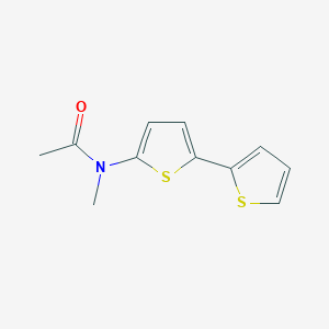 molecular formula C11H11NOS2 B14309696 N-([2,2'-Bithiophen]-5-yl)-N-methylacetamide CAS No. 113561-04-9