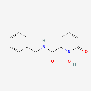 molecular formula C13H12N2O3 B14309751 N-Benzyl-1-hydroxy-6-oxo-1,6-dihydropyridine-2-carboxamide CAS No. 110874-34-5