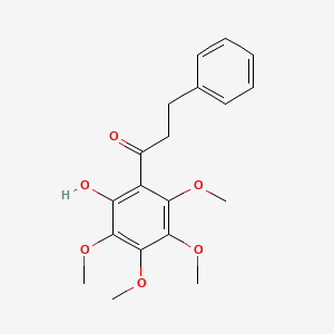molecular formula C19H22O6 B14309758 Dihydrokanakugiol CAS No. 117842-21-4